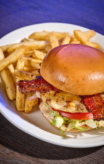 Chicken BLT Sandwich with Fries