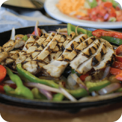 chicken fajitas