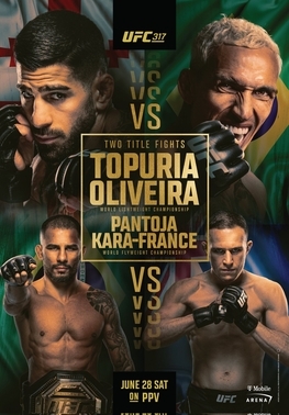 UFC 317 Poster